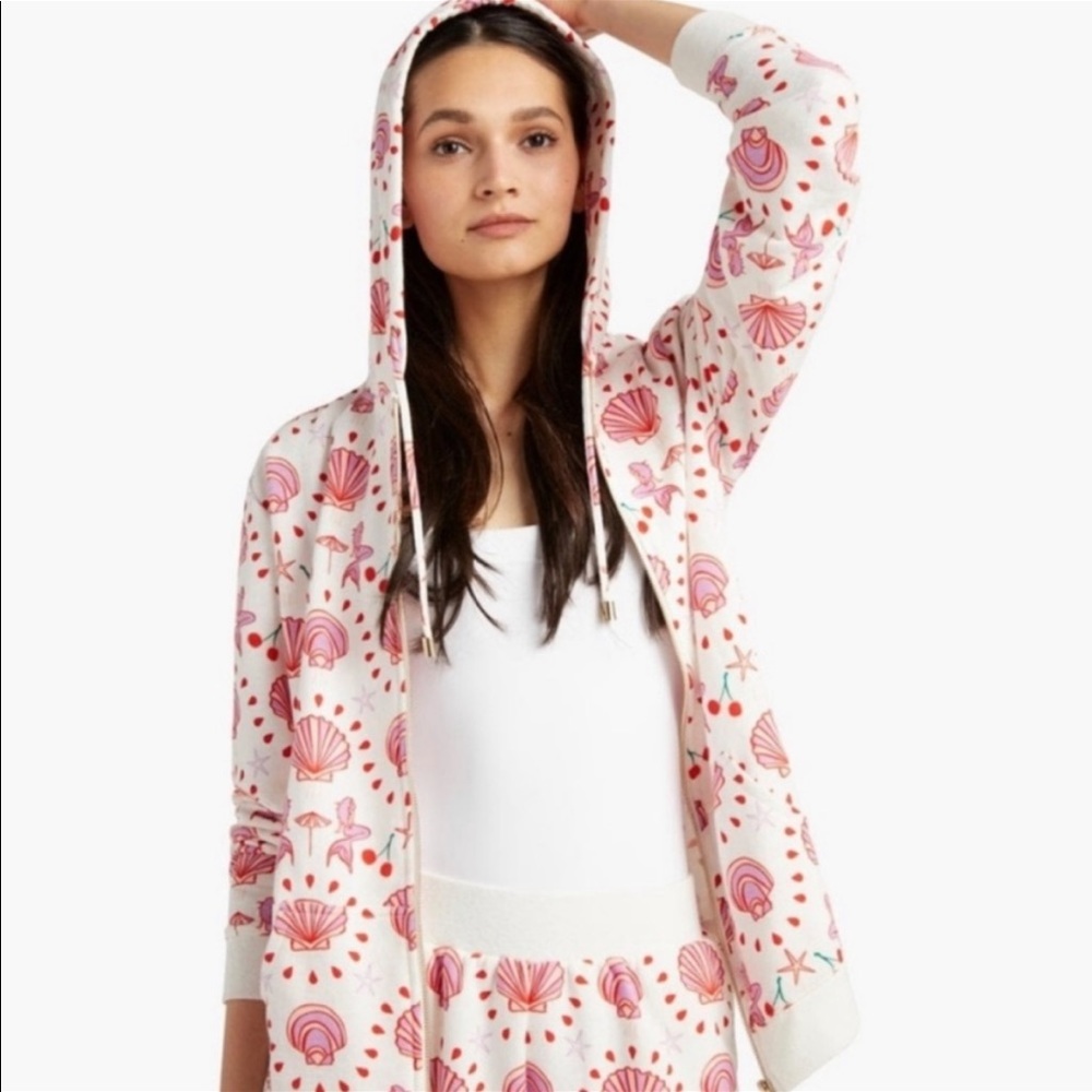Hill House Home Allie Mermaid Zip Sweatshirt, L